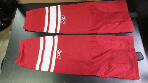 Used Reebok Hockey Socks Adult One Size - Red
