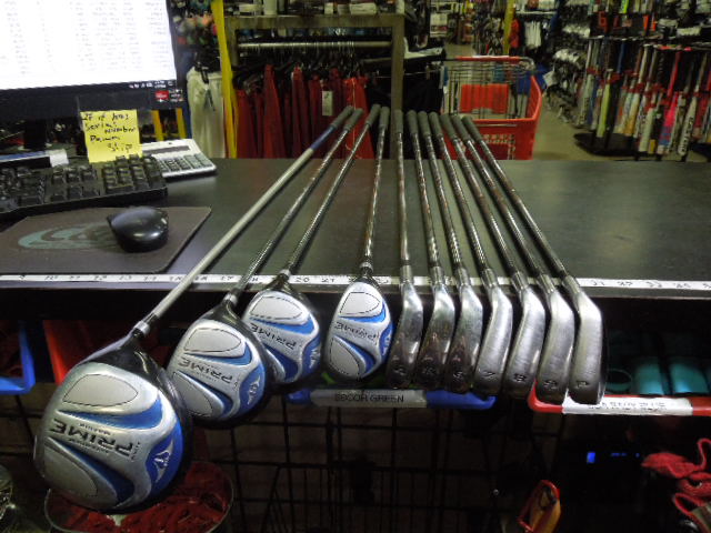 Load image into Gallery viewer, Used Prime 11 pc Right Hand Golf Club Set 4-9i, Pw, 3w 5h 3h and Driver
