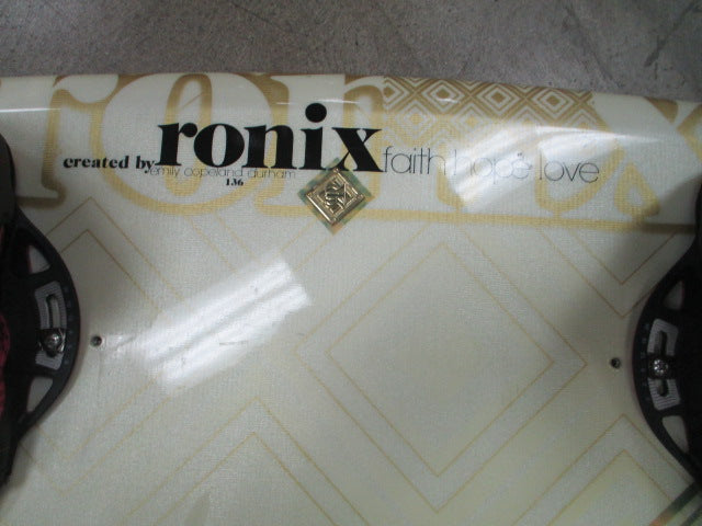 Load image into Gallery viewer, Used Ronix Faith Love Hope 136cm Wakeboard w/ Hyperlite Jinx Bindings
