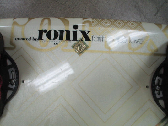 Used Ronix Faith Love Hope 136cm Wakeboard w/ Hyperlite Jinx Bindings