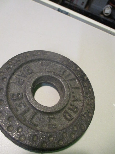 Used Billard Cast Iron 2.5LB Standard Weight Plate