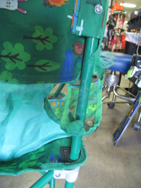 Used Ozark Trail Critters Folding Chair w/ Bag - worn straps