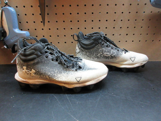 Used Under Armour Spotlight Franchise 2.0 RM Football Cleats - Size Youth 4