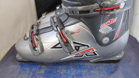 Used Nordica One 8 Flex Index 45 Downhill Ski Boots Size 32.5