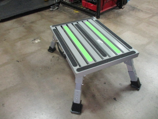 Load image into Gallery viewer, Used RV Adjustable Height Folding Step Stool
