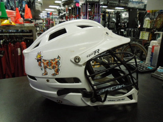 Used Cascade CPVR Lacrosse Helmet with Chinstrap Adjustable Crown Size M/L