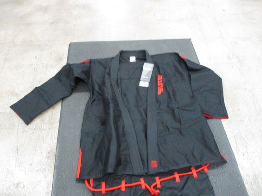 Elite BJJ Core Black Brazilian Jiu Jitsu Size Men's A4