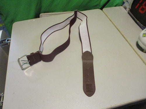 Used All Star Burgundy Adult Baseball Belt