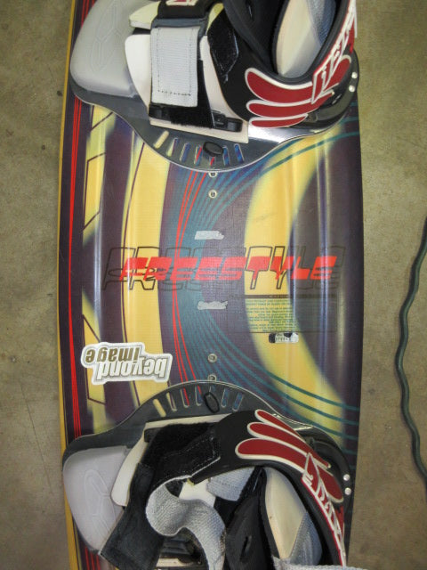 Used Obrien Freestyle 142cm Wakeboard *Tear On Binding*