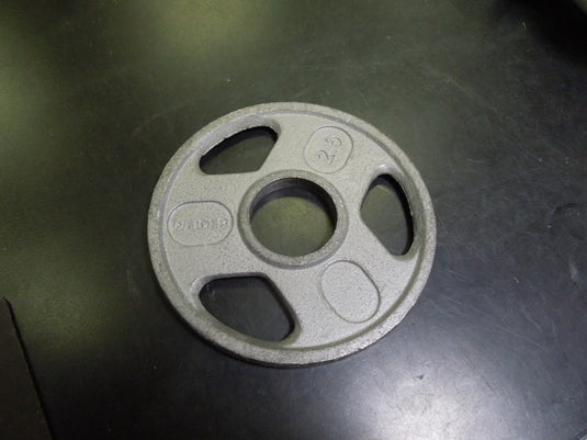 Used Weider 2.5 lb Cast Iron Olympic Plate