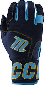 New Marucci Blacksmith V2 Batting Gloves - Youth Medium - Navy