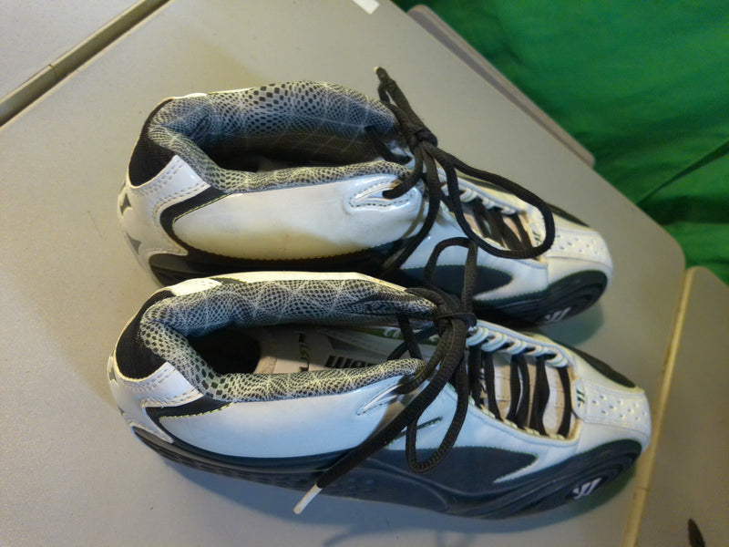 Load image into Gallery viewer, Used Warrior Burn 2.0 Lacrosse Cleats Size 12
