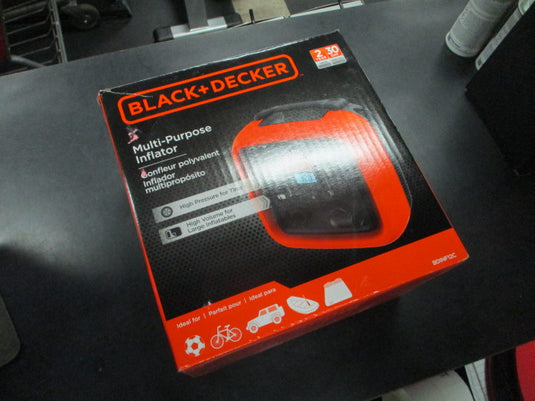 Like New Open Box BLACK+ DECKER 12V DC Multipurpose Inflator