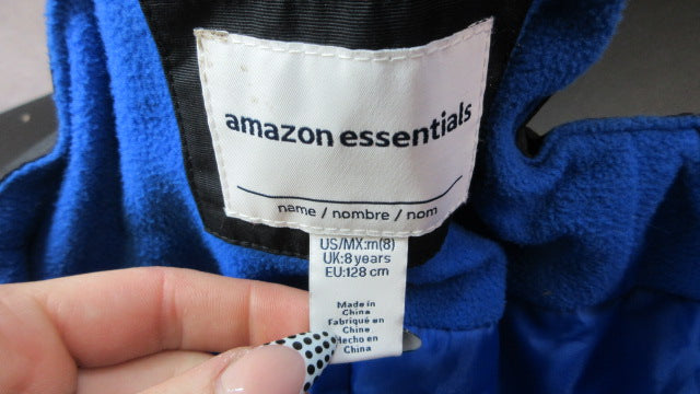 Load image into Gallery viewer, Used Amazon Essentials Boys Water-Resistant Snow Bib - Size Medium
