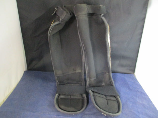 Load image into Gallery viewer, Used Venum MMA Boxing Shin Guards Size Youth Medium
