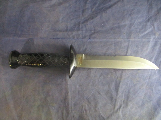 Used Vintage Aqua Lung US Divers SS Diver's Knife & Sheath - Japan
