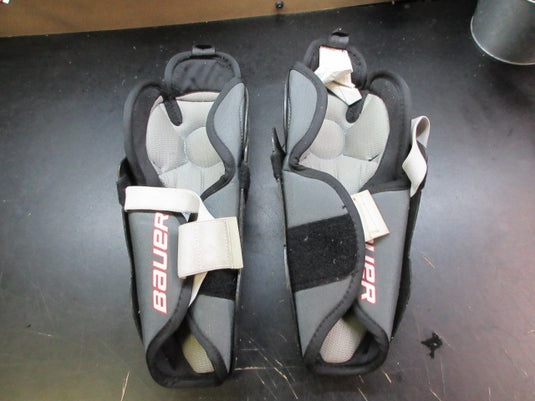 Used Bauer Lil' Sport Hockey Shin Pads - Size 11"