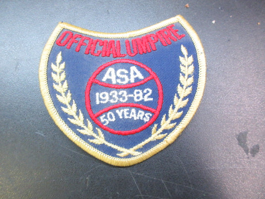 Used ASA Official Umpire Patch