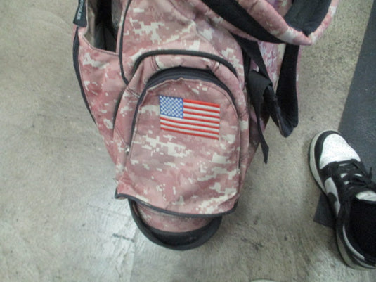 Used National Guard Minnesota Golf Stand Bag W/ Stap