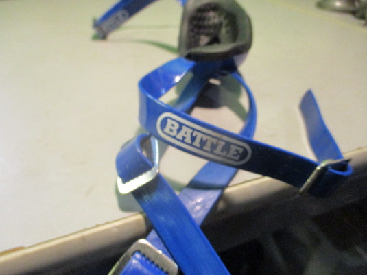 Used Battle Blue football chin guard