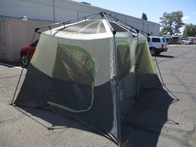 Load image into Gallery viewer, Used Coleman 10 Person Instant Pop Up Tent With Oversized Tent Stakes and Bag
