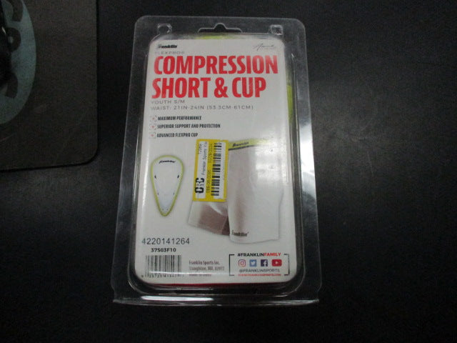 Load image into Gallery viewer, Franklin Compression Short &amp; Cup Youth S/M
