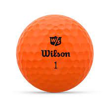 New Wilson Golf DUO Soft 2.5 Golf Balls - Orange - 12 Pack