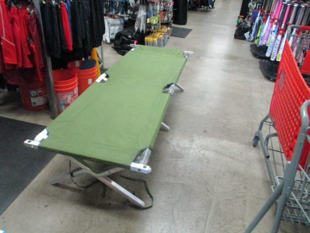 Load image into Gallery viewer, Used Military Style Aluminum Camping Cot
