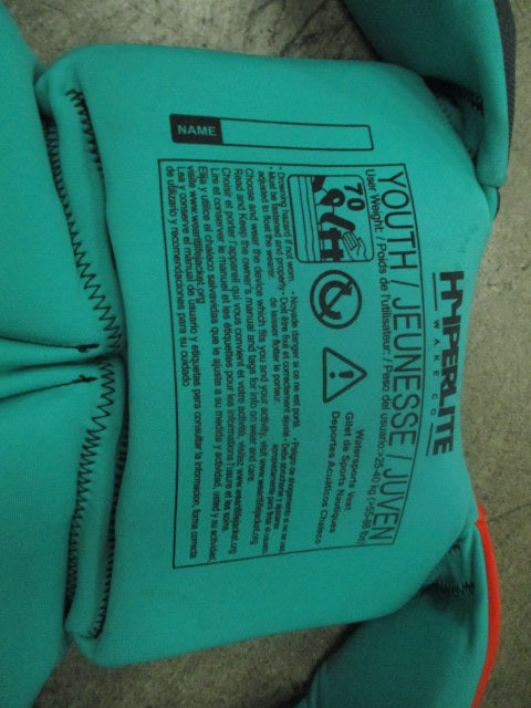 Used Hyperlite Neoprene Youth Life Jacket Size 55-88lbs