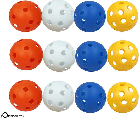 New Markwort Plastic Golf Balls - Bag of 12 - Yellow