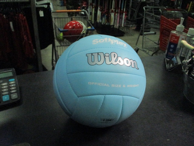 Load image into Gallery viewer, Used Wilson Softplay Official Size Volleyball
