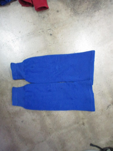 Used Blue Hockey Socks - Has Wear