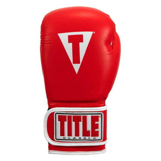 NEW Title Classic Pro Style Training Gloves 3.0 - 8oz Red/White