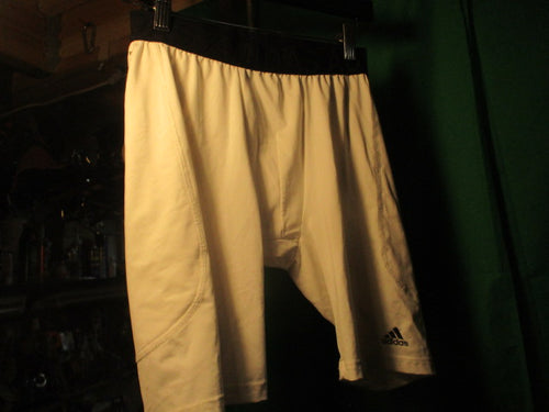 Used Adidas White Aeroready SLIDING SHORTS Size Xl