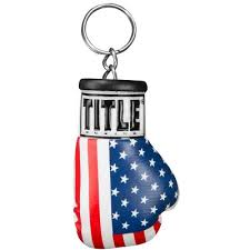 New Title Boxing Excel Glove Keyring - USA