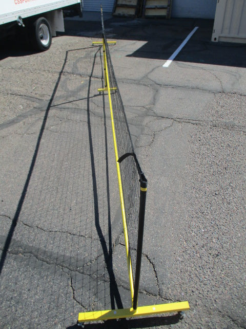 Load image into Gallery viewer, Used Portable Pickleball Net with Wheels, Two Length Nets 11 ft and 22 ft
