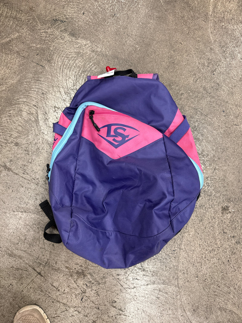 Load image into Gallery viewer, Used Louisville Slugger Pink/Purple Baseball Equipment Bag
