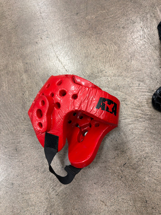 Used ATA Head Gear Size Small Red