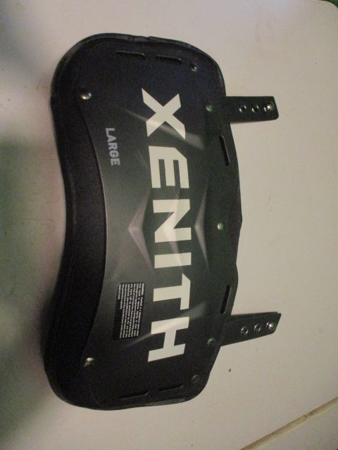 Used Xenith Large Black Football ShoulderPad BACKPLATE