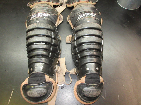 Used All-Star Catchers Shin Guards - Youth