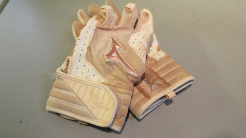 Used Mizuno Youth Medium Batting Gloves