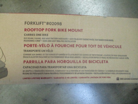 Yakima Universal ForkLift Bike Rack Roof Rack