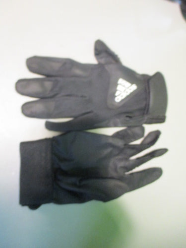 Used Adidas Adult Smll Black Batting Gloves 1 Pair