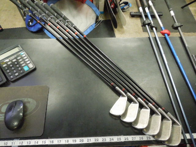 Load image into Gallery viewer, Used Vintage Ben Hogan Edge CFT 6pc Right Hand Iron Set 5-9 I and E Wedge
