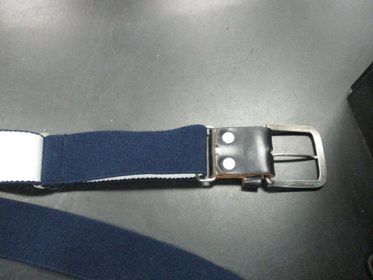 Used Dark Blue Adult Baseball Belt