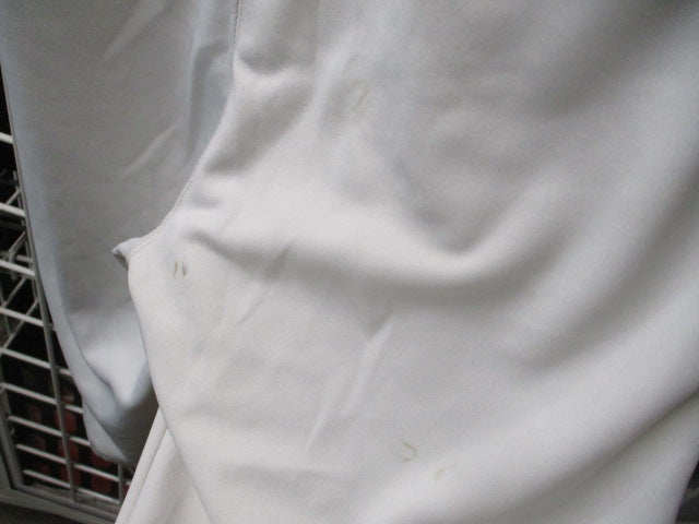 Load image into Gallery viewer, Used Russell White &amp; Black Piping Knicker Bottom Pants Adult Size Medium- stains
