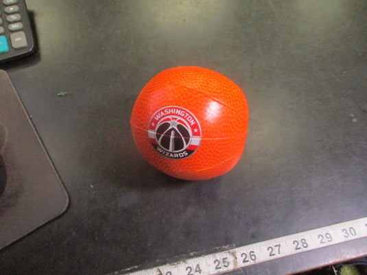 Used Jarden Washington Wizards Branded Orange Plush Mini Basketball