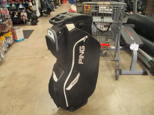 Load image into Gallery viewer, Used Ping Traverse Black Golf Cart Bag
