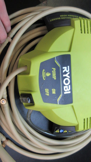 Used RYOBI 18V ONE+ Portable Bucket Top Misting Kit