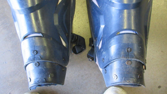 Used Easton Pro X Catchers Shin Guards - Adult